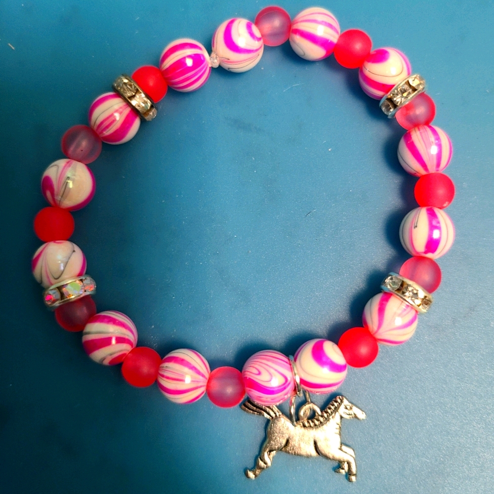 Charm beaded bracelets